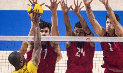 Vôlei: Brasil é derrotado pelos EUA e enfrenta dificuldades na Liga das Nações