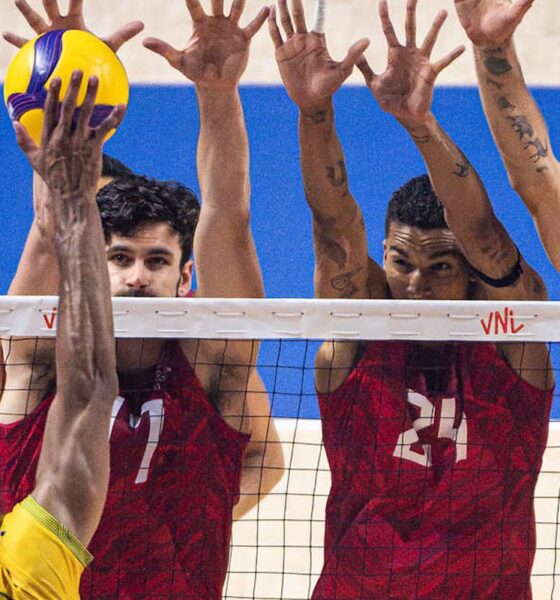 Vôlei: Brasil é derrotado pelos EUA e enfrenta dificuldades na Liga das Nações