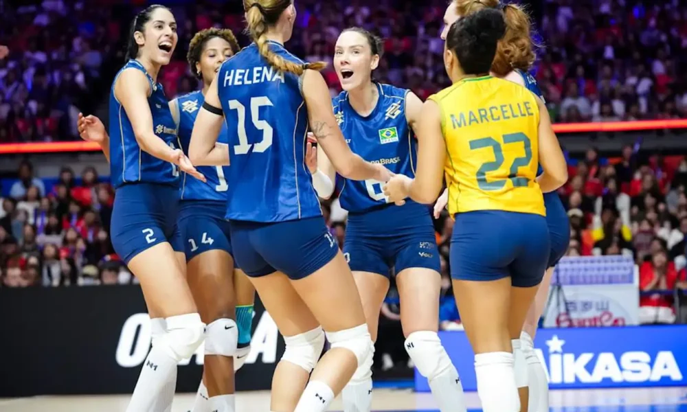 Liga das Nações: seleção feminina enfrenta Japão na quarta-feira no primeiro mata-mata