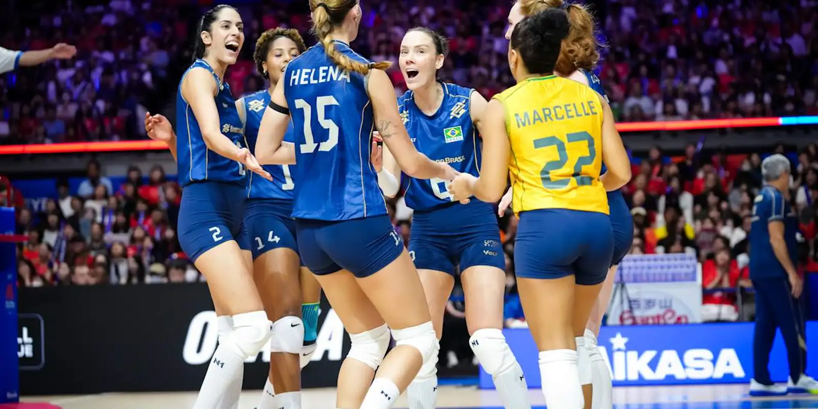 Liga das Nações: seleção feminina enfrenta Japão na quarta-feira no primeiro mata-mata