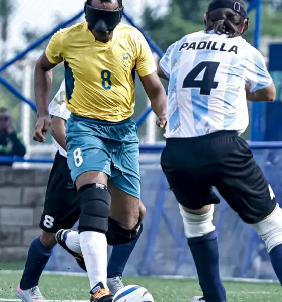 Brasil conclui Jogos Parasul-Americanos com medalha de ouro no futebol de cegos