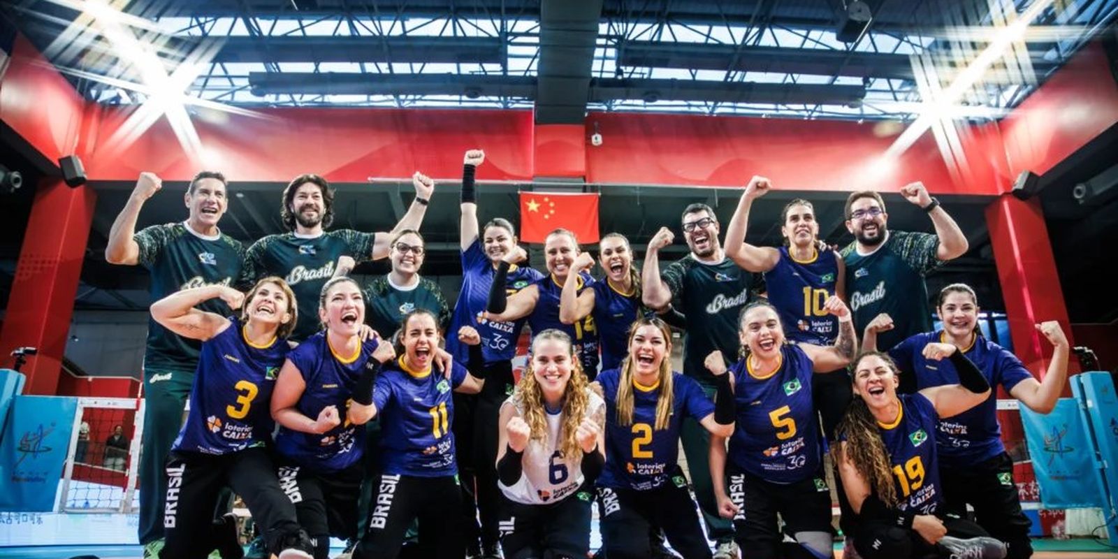 Brasil derrota a China e avança para a final do Mundial de vôlei sentado
