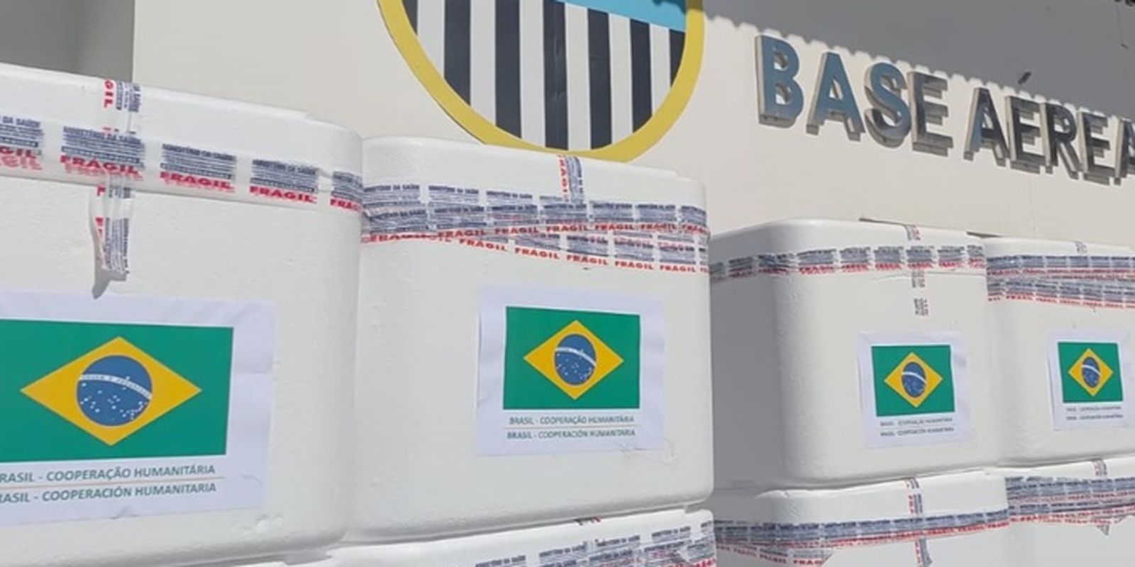 Brasil envia 690 mil doses de vacinas para apoiar a Venezuela