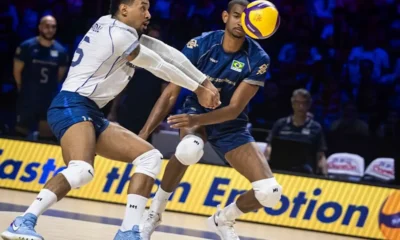 Seleção masculina é derrotada e corre risco de eliminação na Liga das Nações de vôlei